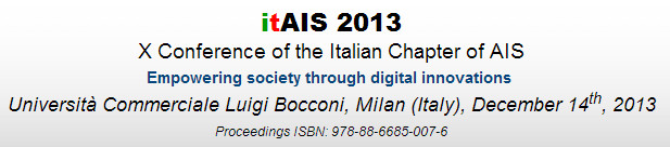 ITAIS2013 proceedings